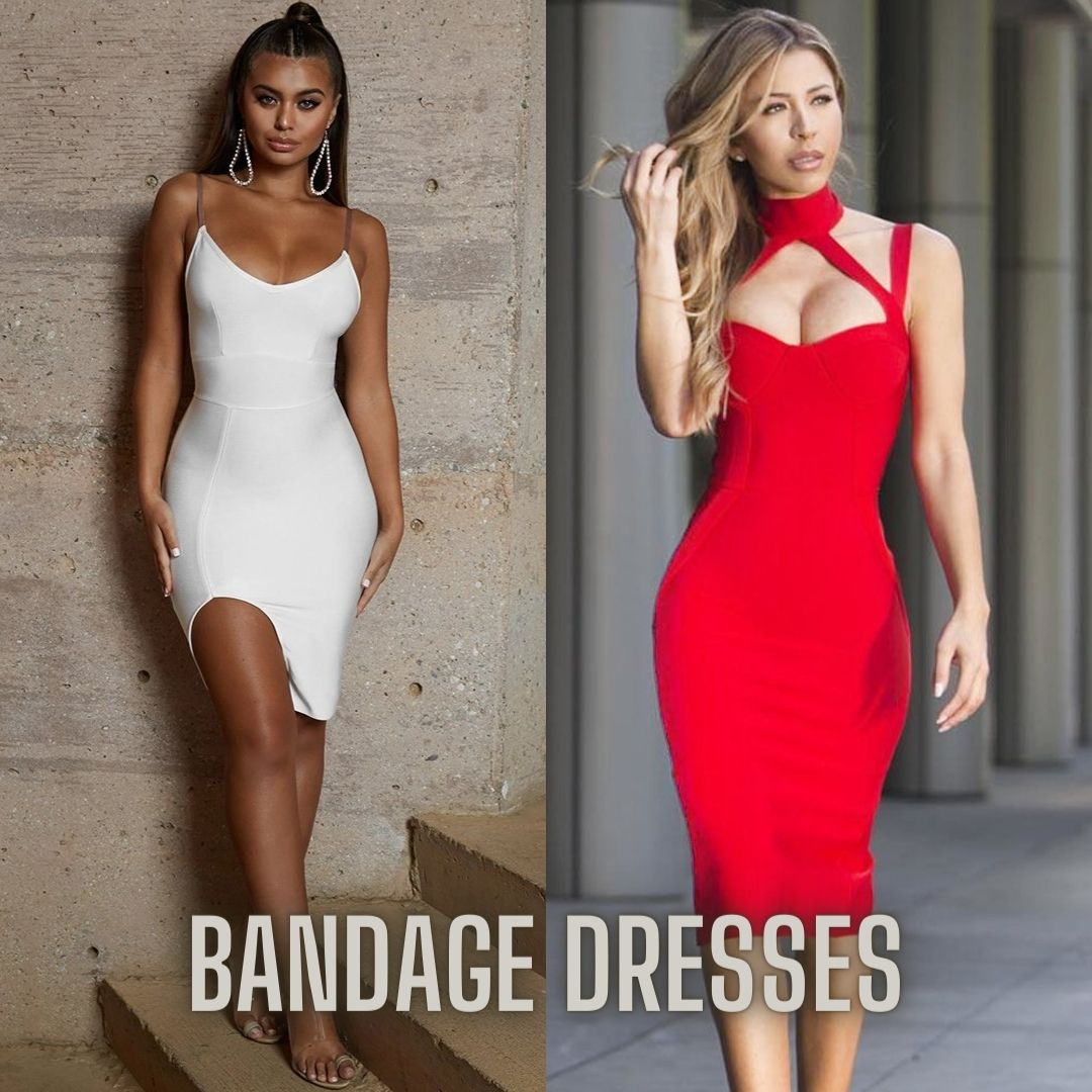 women's bandage and bodycon tight dresses