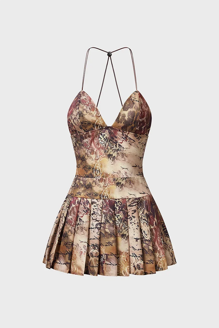 Floral Fit And Flare Mini Dress