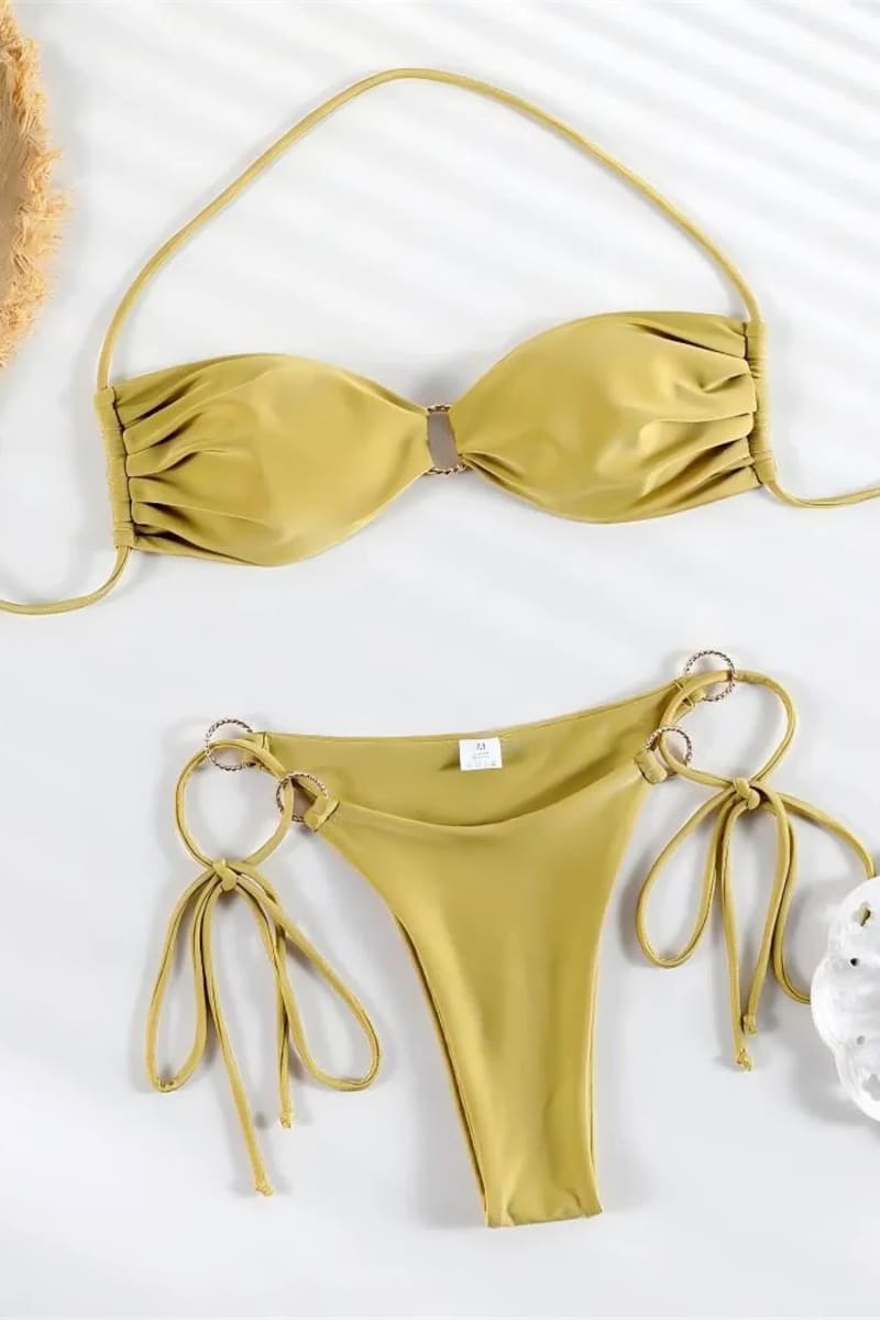 Mustard Yellow Bikini Set Bikini