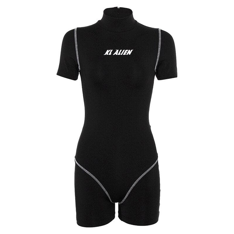 Kl Alien Reflective Black Romper