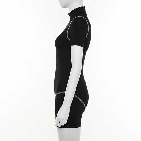 KL Alien Reflective Black Romper