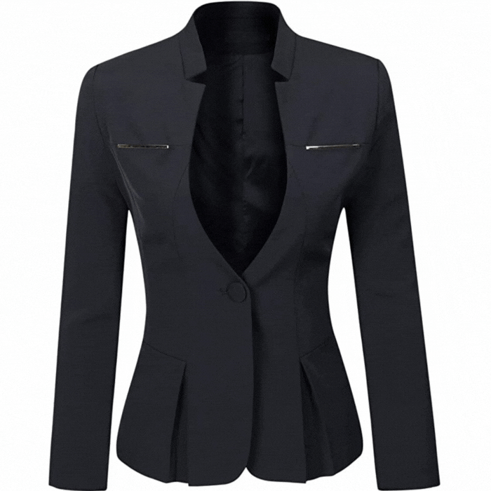 Women's Black Business Blazer Pant Suit